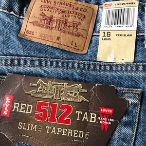 NWT, Sz 18 Long, Levi’s